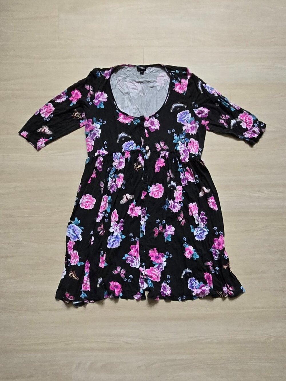 Torrid Super soft butterfly dress
